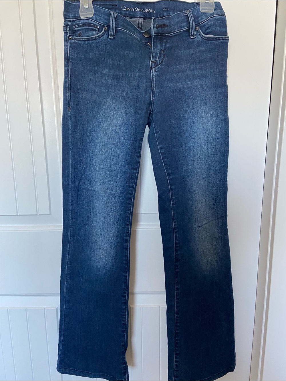 Calvin Klein Jeans Women's Dark Indigo Wide Leg Jeans